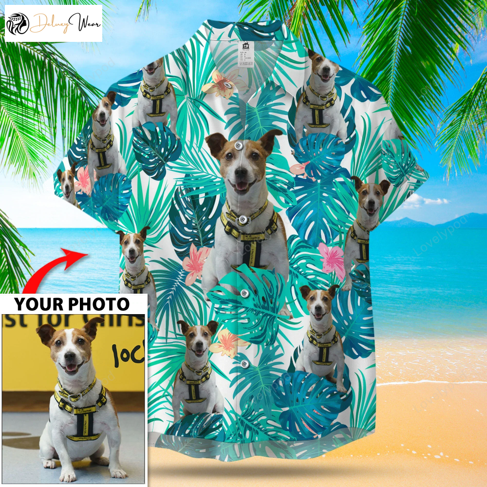 Custom Image Seamless Hawaiian Shirt – Stylish Aloha Shirt for Men and Women Perfect for Summer Beach Outfits