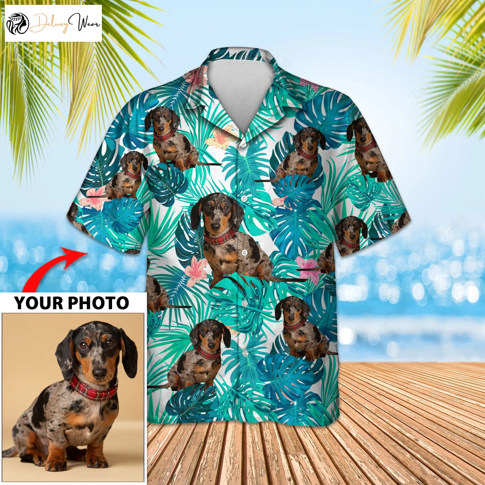 Custom Photo Hawaiian Shirt: Summer Short Sleeve Aloha Shirt for Men & Women