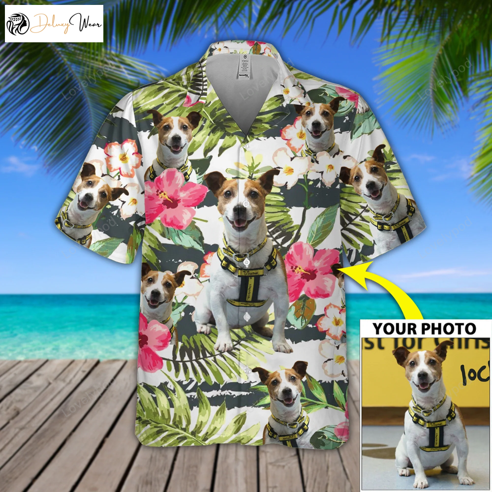 Stylish Custom Photo Hawaiian Shirt – Seamless Aloha for Men & Women Summer Beach Attire