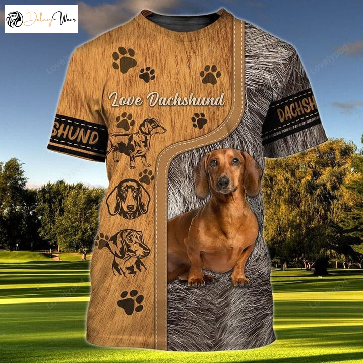 Dachshund Loves: Hawaiian Shirt Hoodie & More – Perfect for Dachshund Lovers!