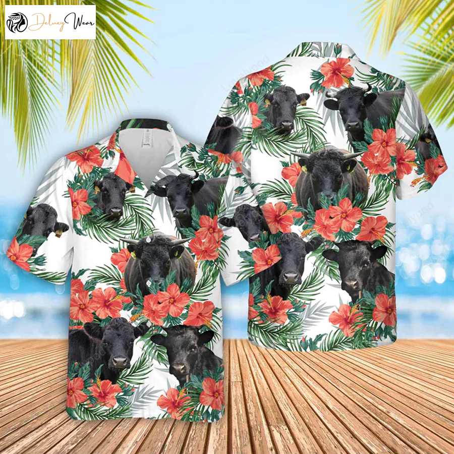 Stylish Dexter Hawaiian Flowers Shirt: Perfect Summer Gift for Men & Women