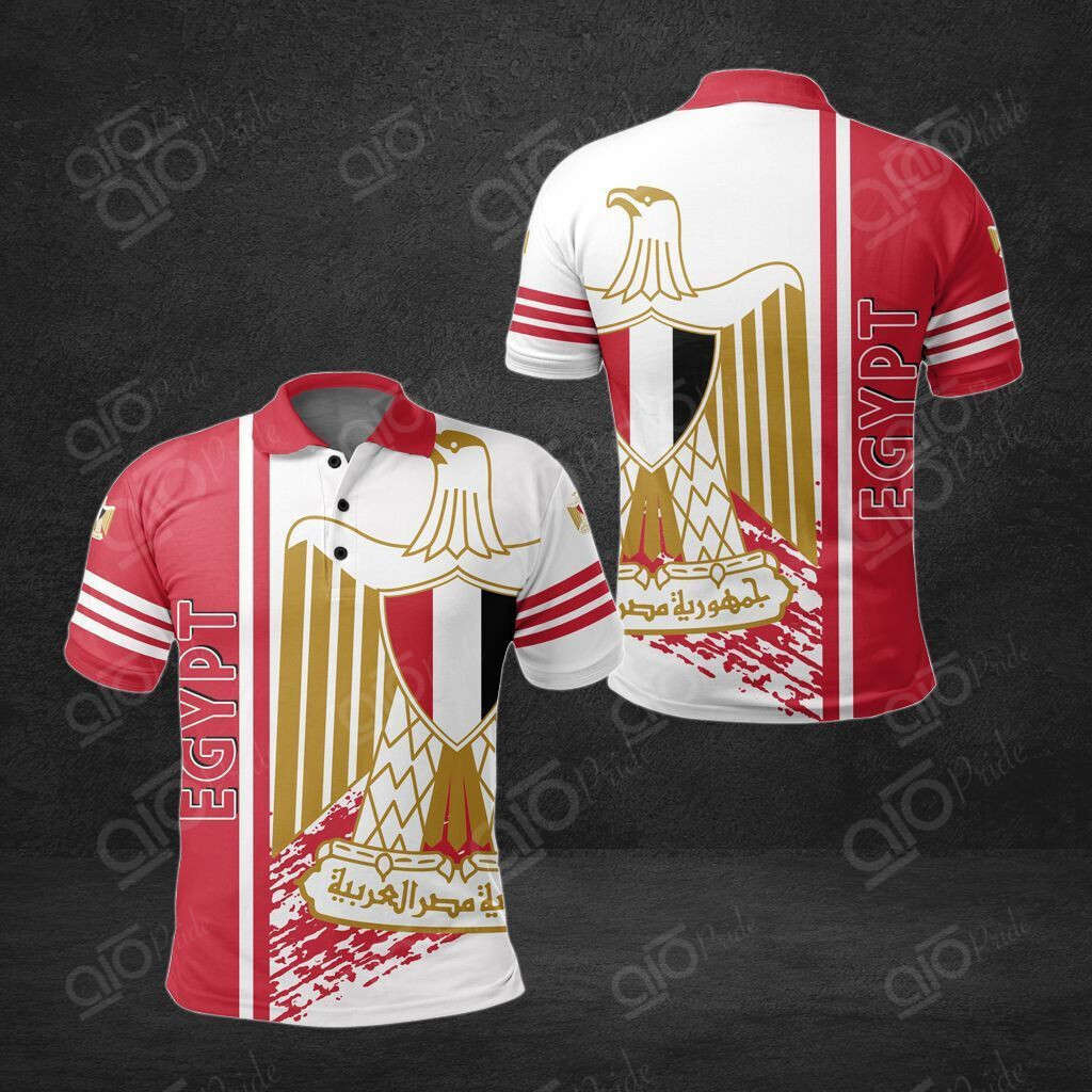 – Egypt 3D Unisex Adult Polo Shirt For Men Sport Gift For Men Sport Gift