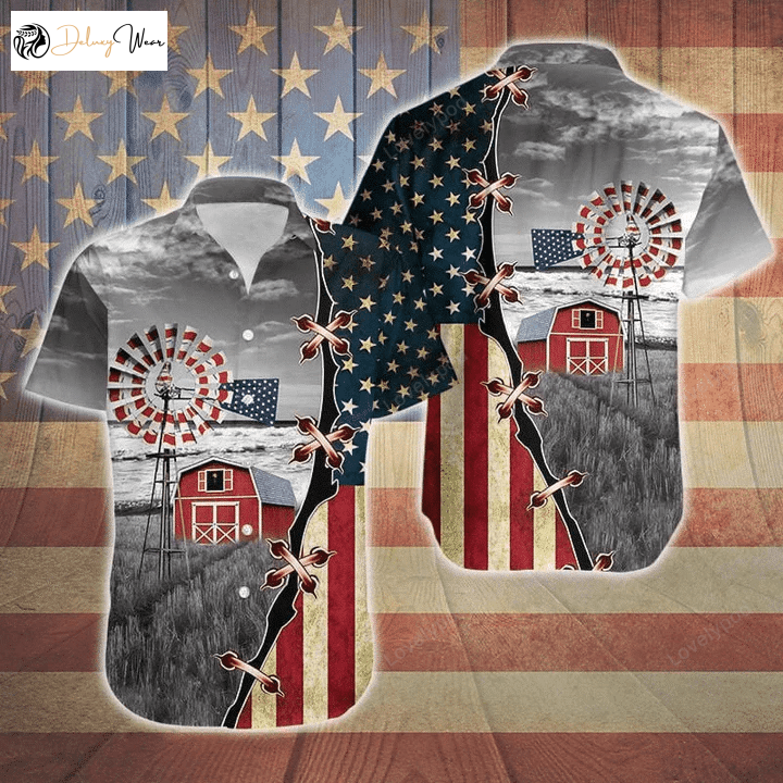 Shop Patriotic Hawaiian Shirts for Men & Women – Celebrate Farmer Independence Day