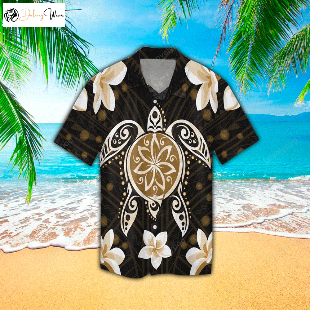Turtle Hawaiian Shirt: Perfect Gift for Turtle Lovers Men s Short Sleeve Aloha Beach Shirt