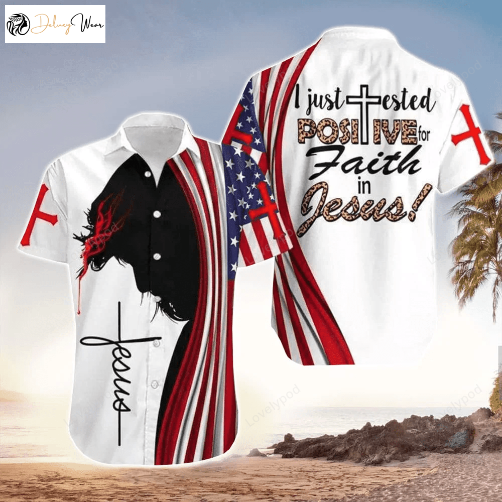 Faith in Jesus Hawaiian Shirt Christian Shirts for Men & Women