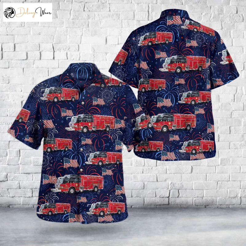 Joplin Fire Department 4th of July Hawaiian Shirt for Men and Women – Celebrate Independence Day in Style!