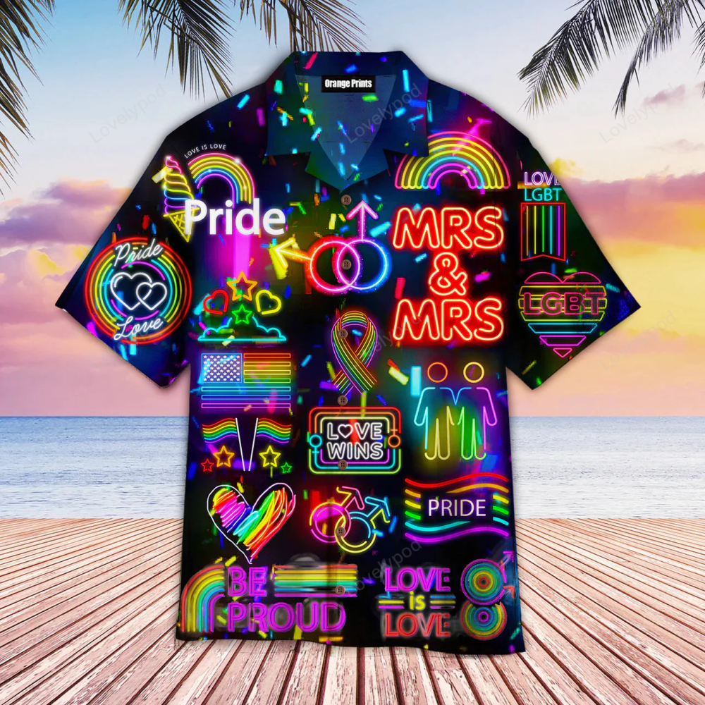 Love Is Love LGBT Hawaiian Shirt – Pride Month Aloha Shirts