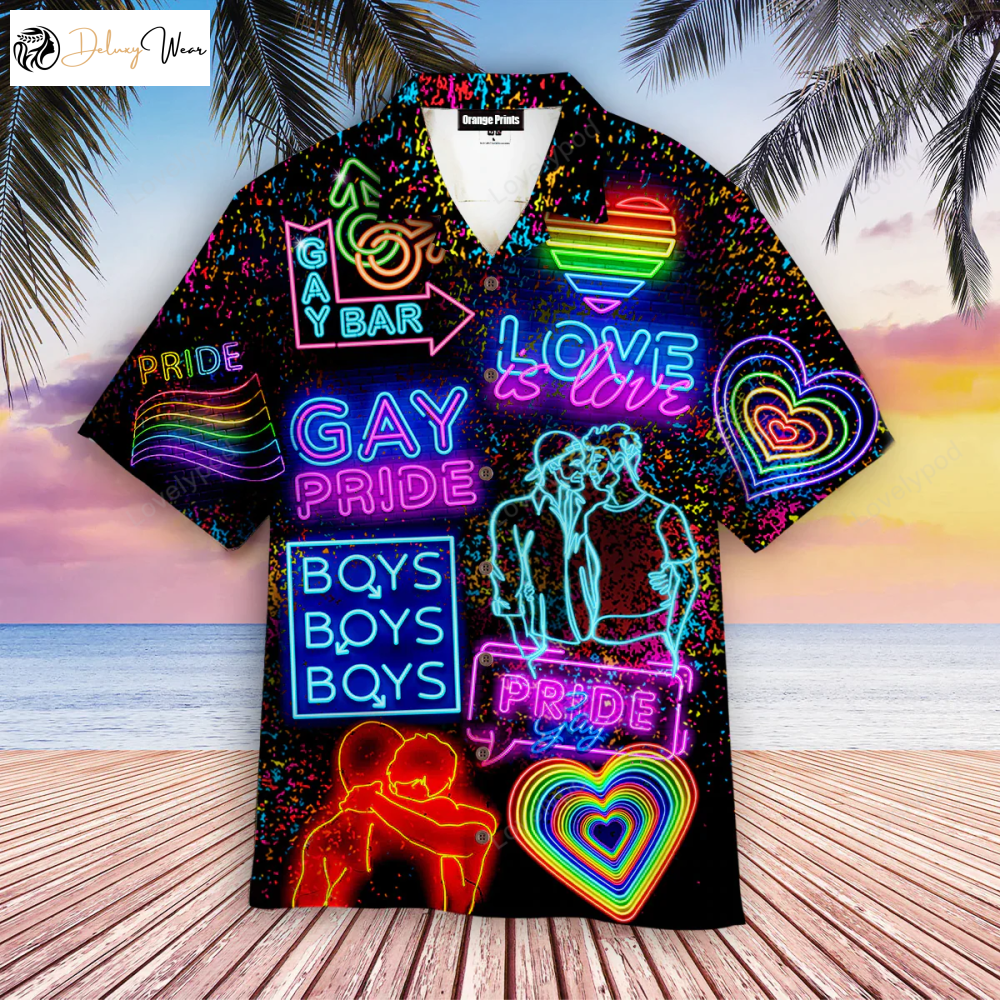 Love Is Love LGBT Hawaiian Shirt – Pride Month Aloha Shirts