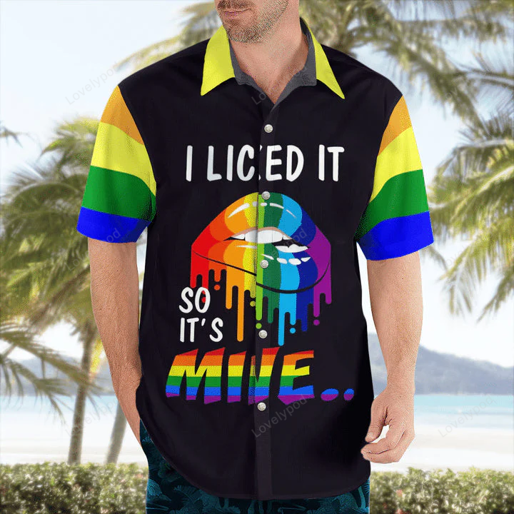 LGBT Pride I Licked It Hawaiian Shirt – Perfect Couple s Gift for LGBTQ+ – Shop Now!