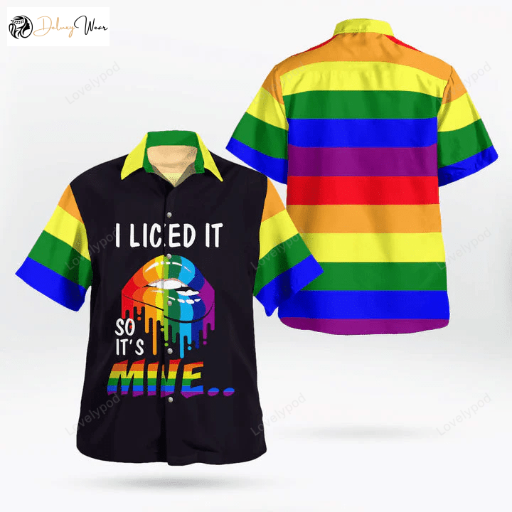 LGBT Pride I Licked It Hawaiian Shirt – Perfect Couple s Gift for LGBTQ+ – Shop Now!