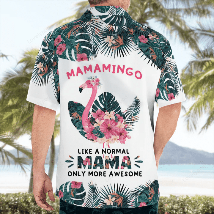 Mamamingo Hawaiian Shirt: Perfect Mother s Day Gift Mom Shirt for a Tropical Hawaiian Experience!