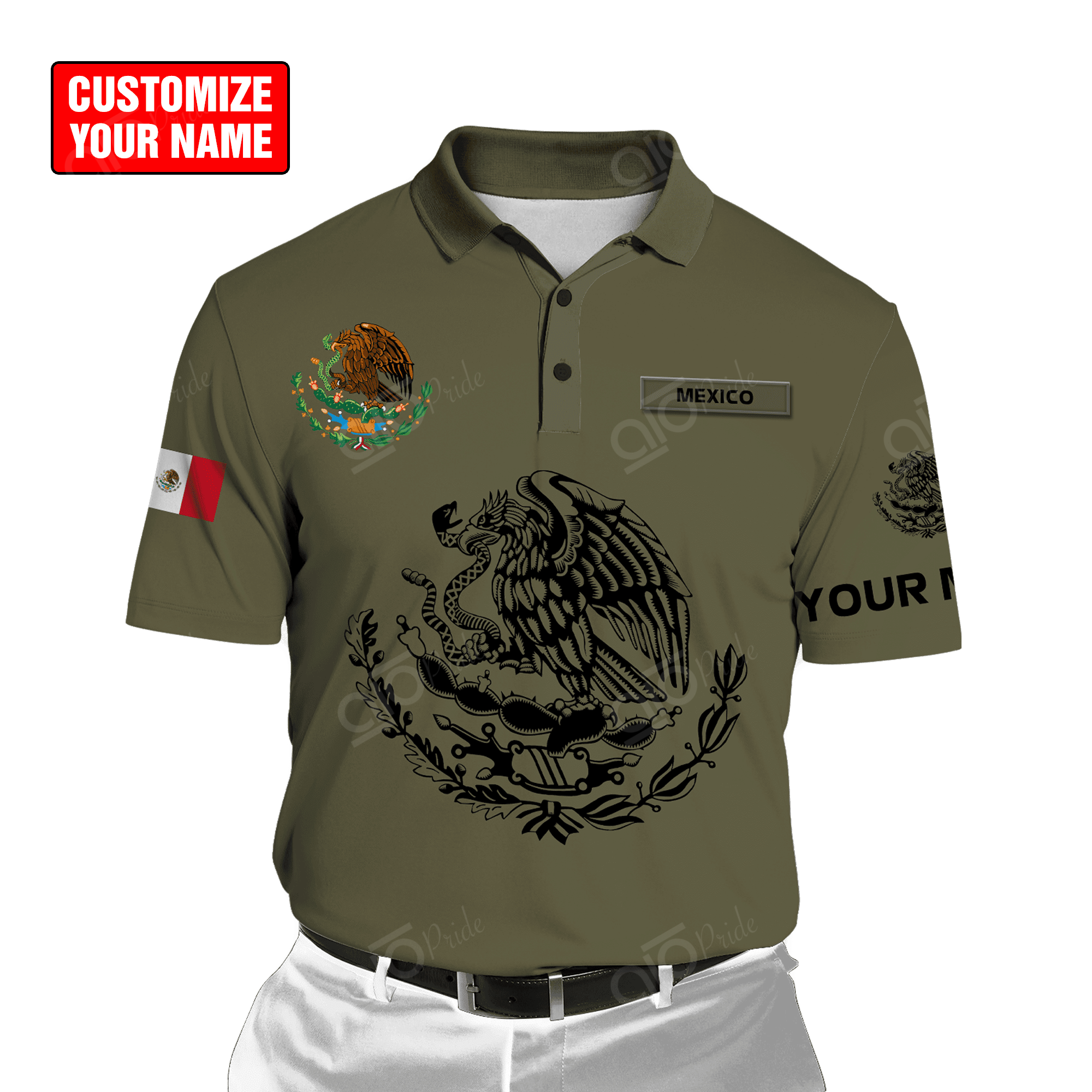 New Mexico 3D Custom Nameed Polo Shirt For Men Sport Gift For Men Sport Gift