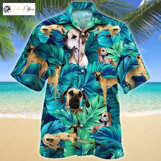 Stylish Sloughi Dog Lovers Hawaiian Shirt for Summer – All-Printed 3D Design