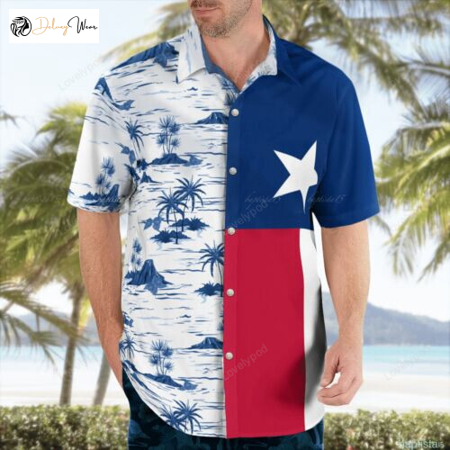 Fan Men Lover Style: Texas Coconut Short-Sleeve Hawaiian Shirt – Vibrant & Stylish!