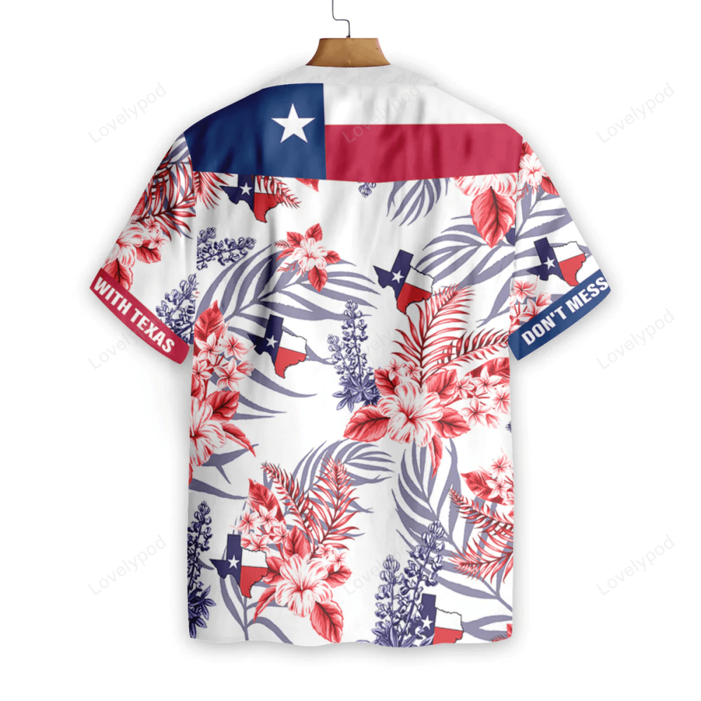 Texas Hawaiian Shirt Floral Bluebonnet: Stylish Men s & Women s Hawaiian Shirts
