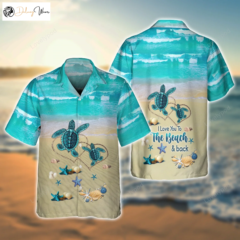 Hawaiian Turtle Shirt: 3D Full Print Summer Beach Aloha Shirt – Perfect for Hawaii Vacations!