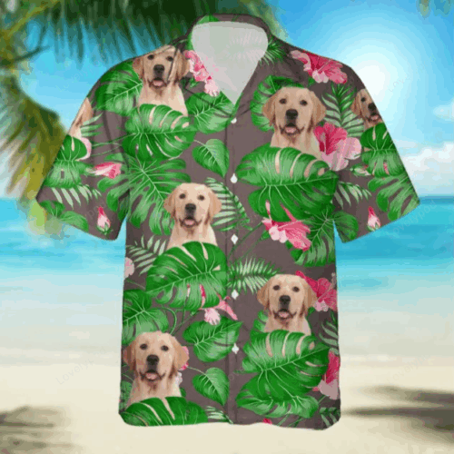 Photo Dog Men s Hawaiian Shirt – Perfect Gift for Dog Lovers