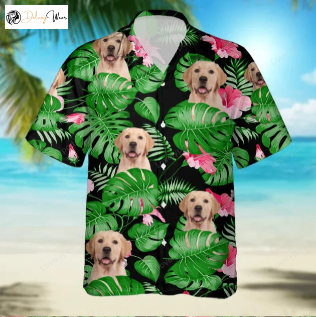Photo Dog Men s Hawaiian Shirt – Perfect Gift for Dog Lovers