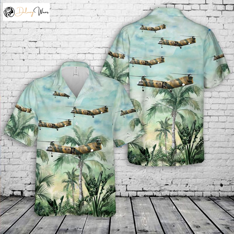 Authentic US Army Vietnam Era H-21C Shawnee Hawaiian Shirt: Vintage Military Style for Casual Chic