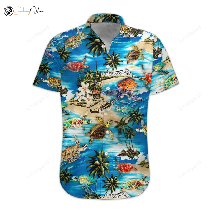 3D Sea Turtle Hawaii Shirt – Men s Short Sleeve Aloha Beach Shirt Hawaiian Shirts for a Tropical Vibe