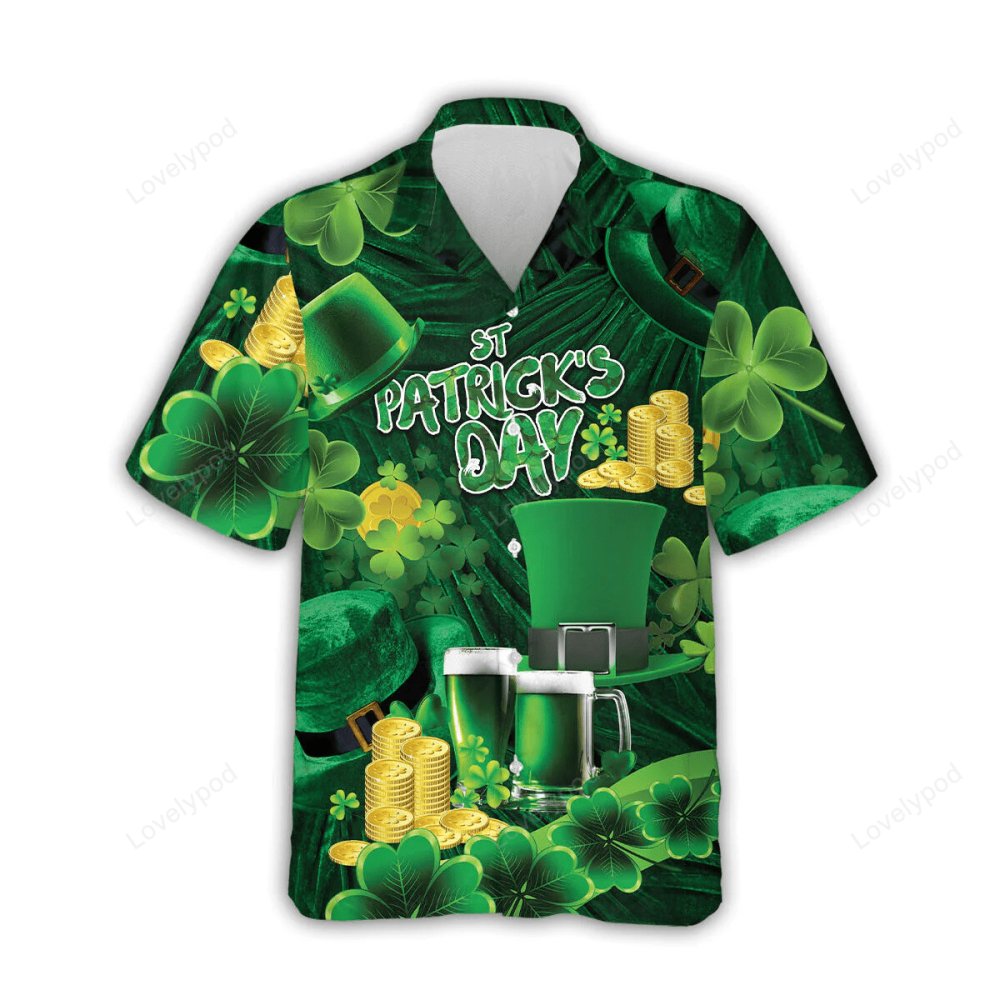 American By Birth Irish By Grace: Patrick s Day Hawaiian Shirt – Celebrate in Style!