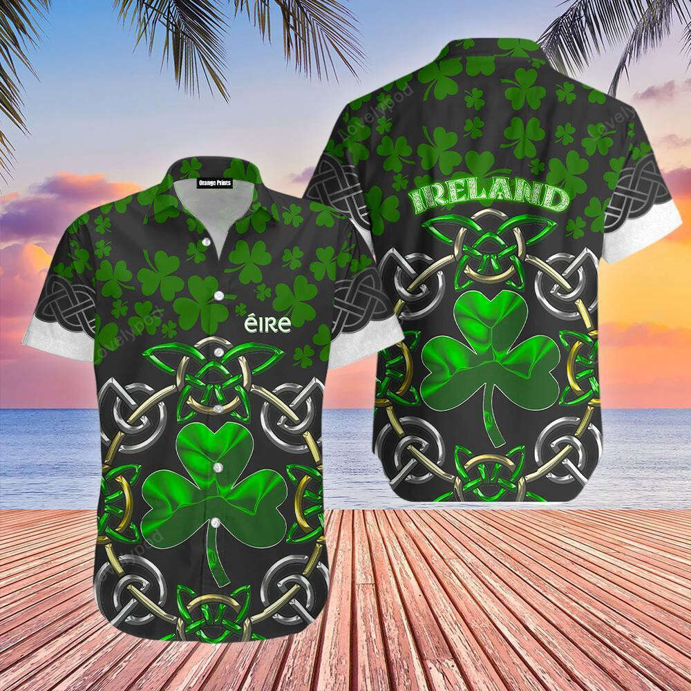 American By Birth Irish By Grace: Patrick s Day Hawaiian Shirt – Celebrate in Style!