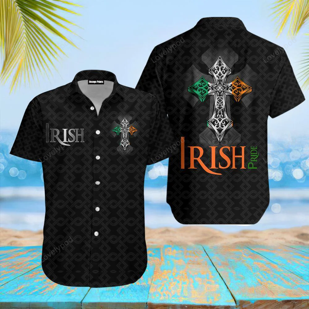 American By Birth Irish By Grace: Patrick s Day Hawaiian Shirt – Celebrate in Style!