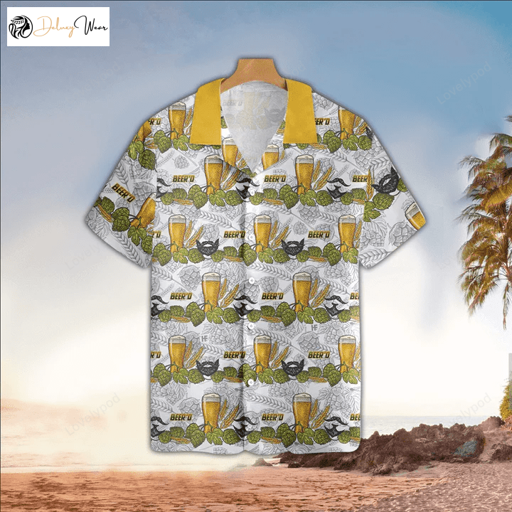 Beer Hawaiian Shirt for Men – Perfect Beer Lover Gift & Beer Day Present