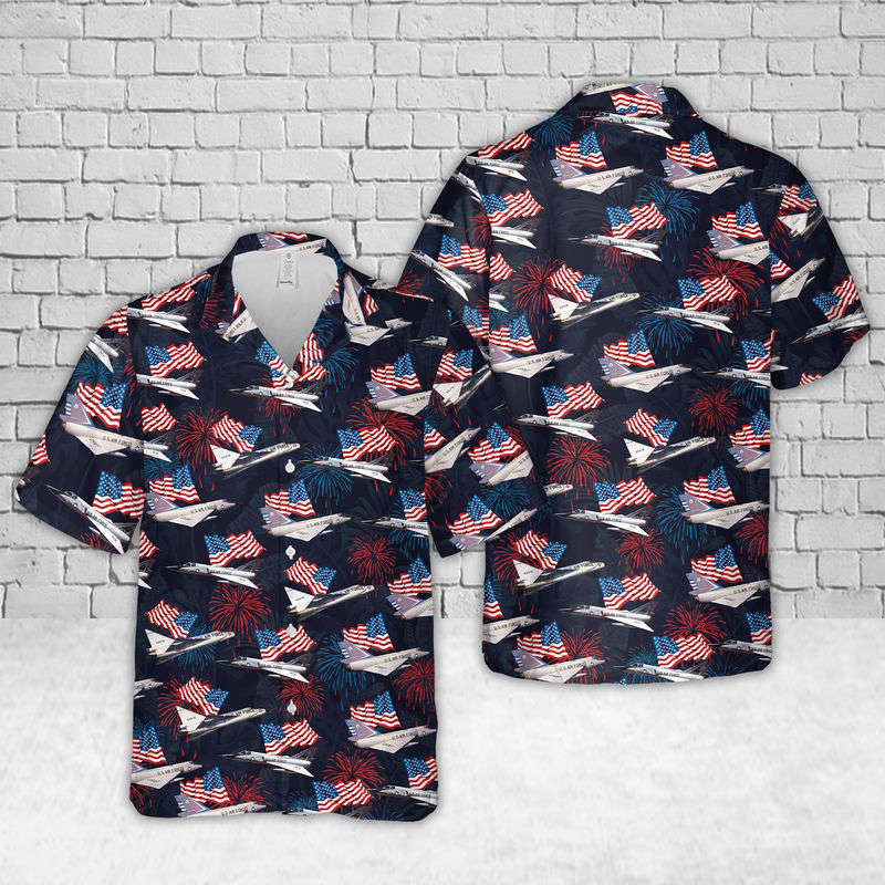 Convair F-106 Delta Dart Hawaiian Shirt Gift for Men Dad Father Gift for Men Dad Father