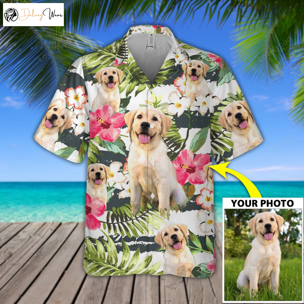 Custom Dog Flower Hawaiian Shirt – Aloha for Men & Women Perfect Gift for Dog Lovers