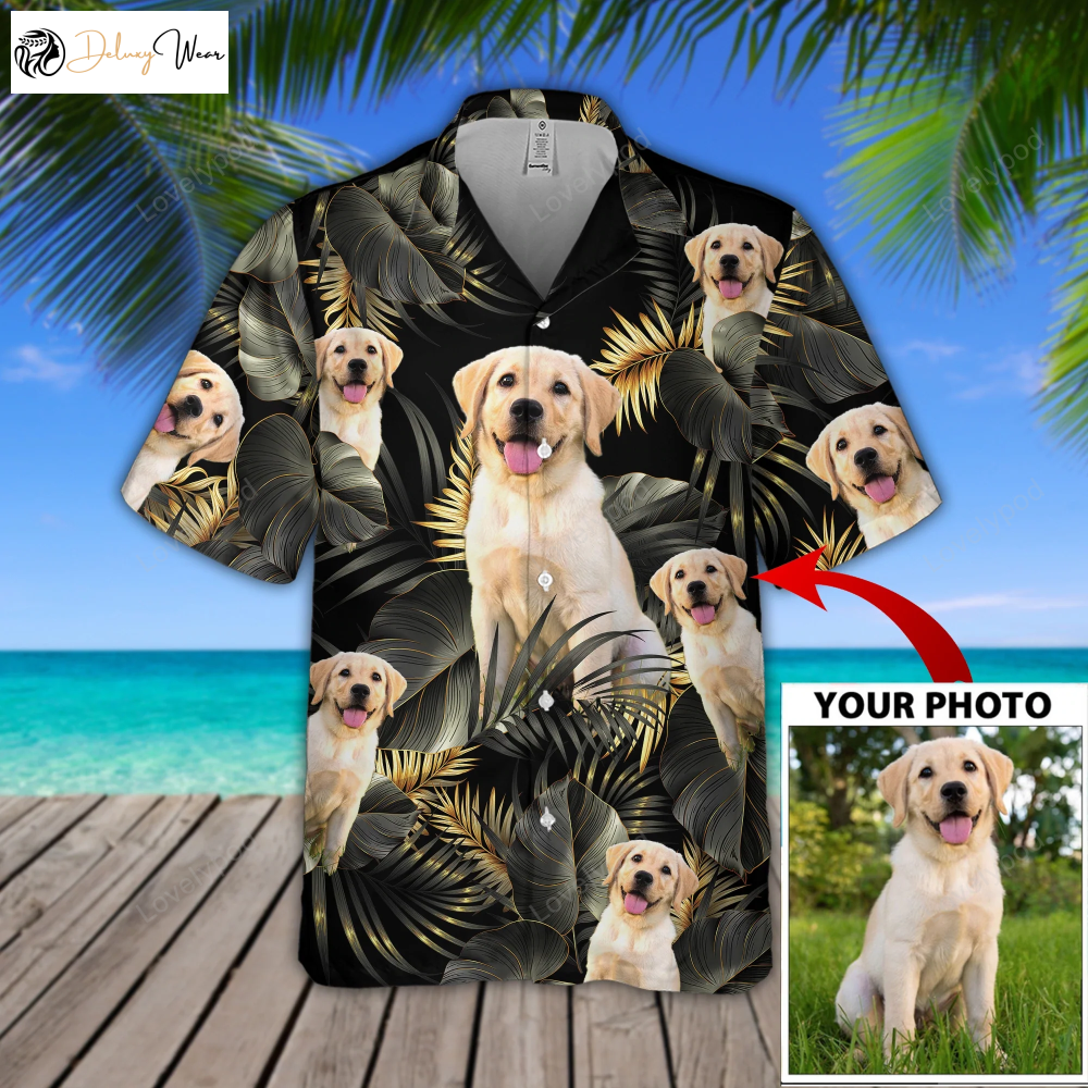 Custom Labrador Retriever Hawaiian Shirt – Aloha Beachwear for Men & Women