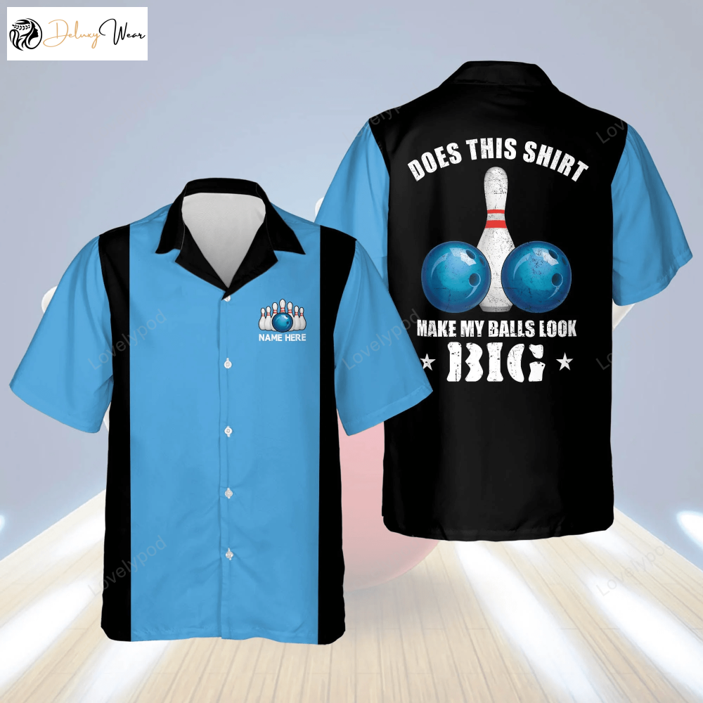 Unique Retro Vintage Hawaiian Bowling Shirts for Men – Perfect Summer Gift for Bowling Teams