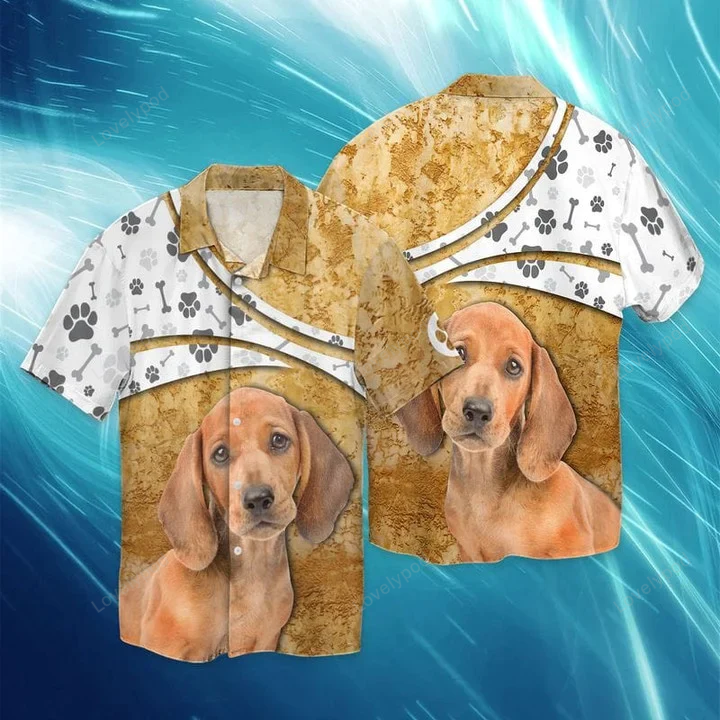 Dachshund 3D Full Print Shirts Hawaiian Shirt & Hoodie for Humans: Unleash Your Dachshund Love!