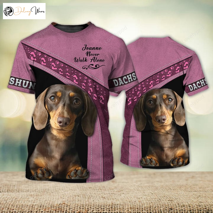 Dachshund Chocolate Love 3D Print Shirts Hawaiian Shirt Hoodie & Zipper Hoodie for Humans