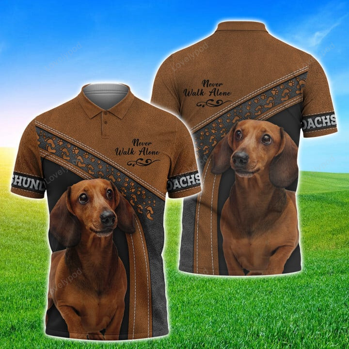 Dachshund Lover 3D Shirts Hawaiian Shirt Hoodie & Zipper – Never Walk Alone!