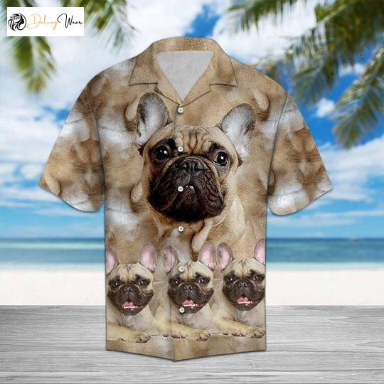 French Bulldog Hawaiian Aloha Shirt – Dog Hawaii Shirt for Men & Women