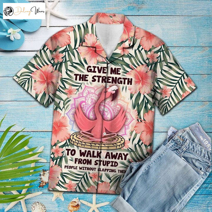 Flamingo Hawaiian Shirt: Empower Your Style & Detach from Stupidity!