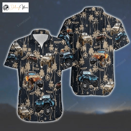 Hawaii Shirt – Tropical Black Hawaiian Aloha Shirts for Eat Sleep and Jee Lovers!