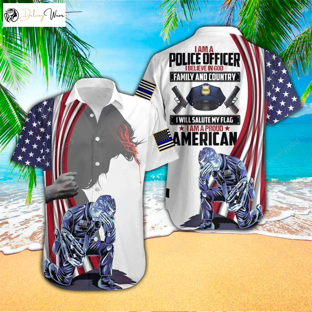 I Am A Police Officer Hawaiian Shirt – Perfect Gift for Police