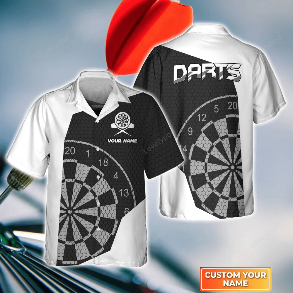 I Play Darts Personalized 3D Hawaiian Shirt – Perfect for Darts Players!