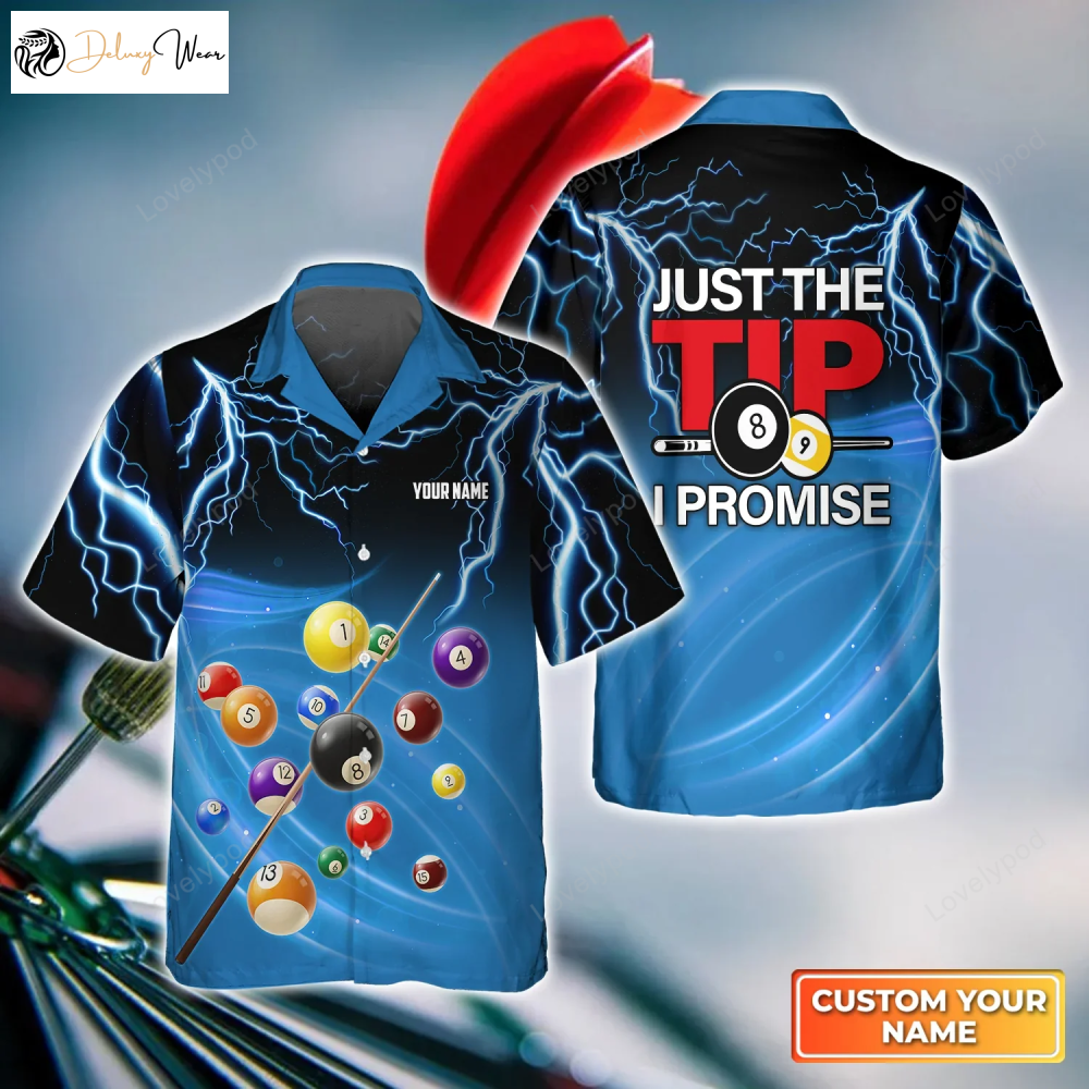 Personalized Name Billiard 3D Hawaiian Shirt – Perfect Gift for Billiard Players