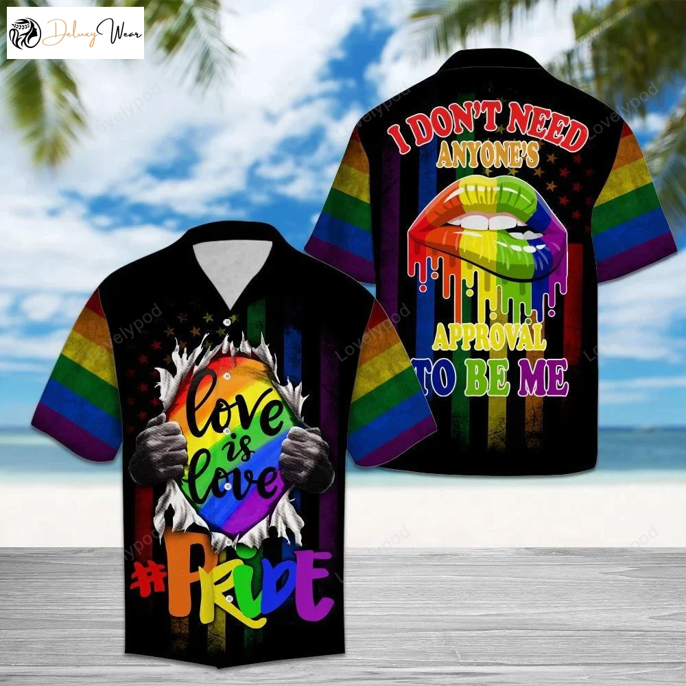 Colorful LGBT Aloha Hawaiian Shirts: Perfect Pride Gift for Gaymer and Lesbian