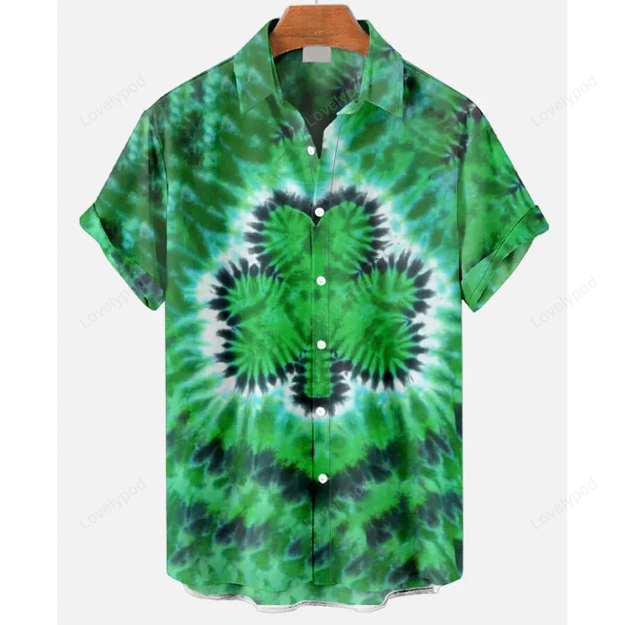 St Patrick s Day Men s Hawaiian Shirt – Perfect Gift for Patrick s Day Celebrations