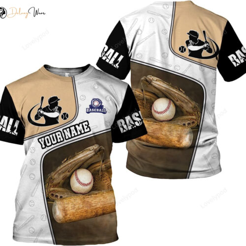 Custom Name 3D Baseball Shirts – Personalized Baseball Hawaiian Shirt for Men & Women