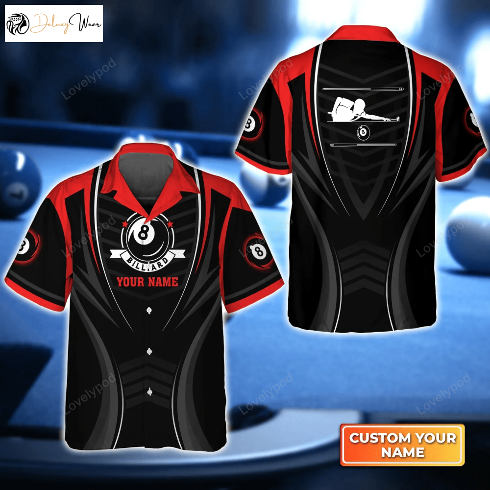Stylish Pool 8 Ball Hawaiian Shirt – Perfect Gift for Billiard Players