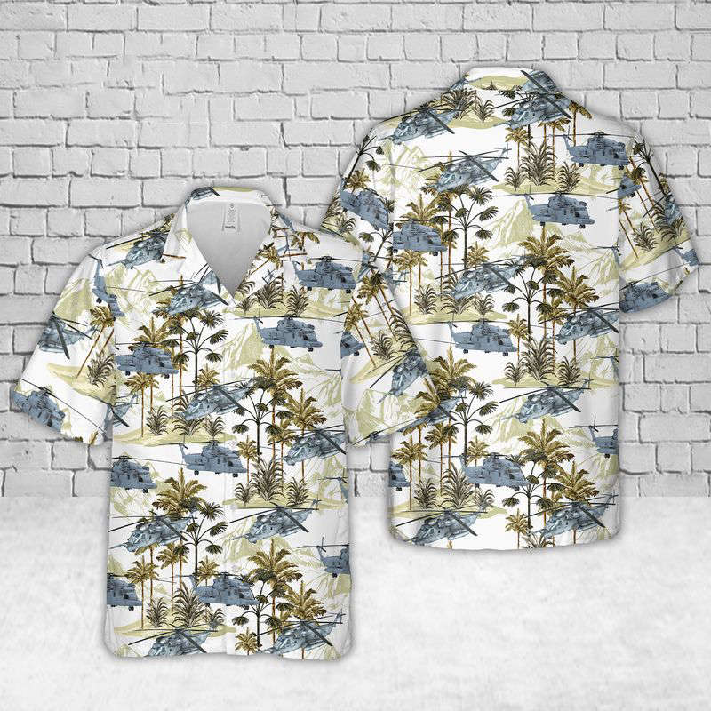 Sikorsky MH-53 Pave Low Hawaiian Shirt Gift for Men Dad Father Gift for Men Dad Father