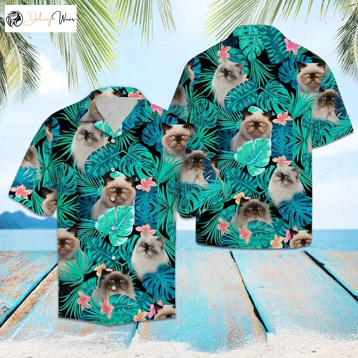 Tropical Hawaiian Shirt: Palm Tree Leaves Summer Aloha Vacation for Men & Women