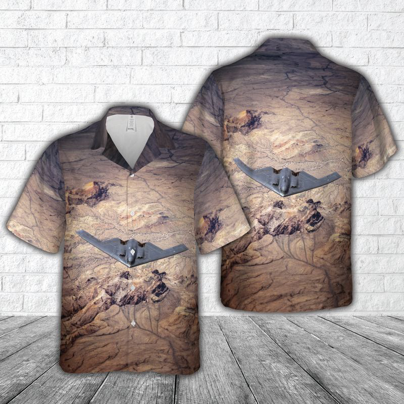 US Air Force Northrop Grumman B-21 Raider Hawaiian Shirt Gift for Men Dad Father Gift for Men Dad Father