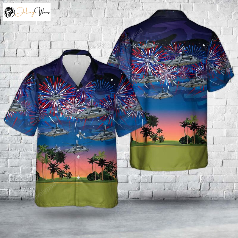 4th Of July Hawaiian Shirt: US Air Force MH-53M Pave Low IV 69-5796 for Men & Women