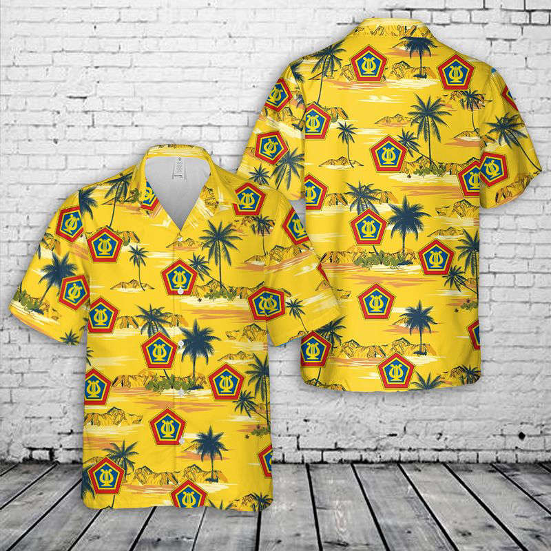 US Army Field Band Hawaiian Shirt Gift for Men Dad Father Gift for Men Dad Father